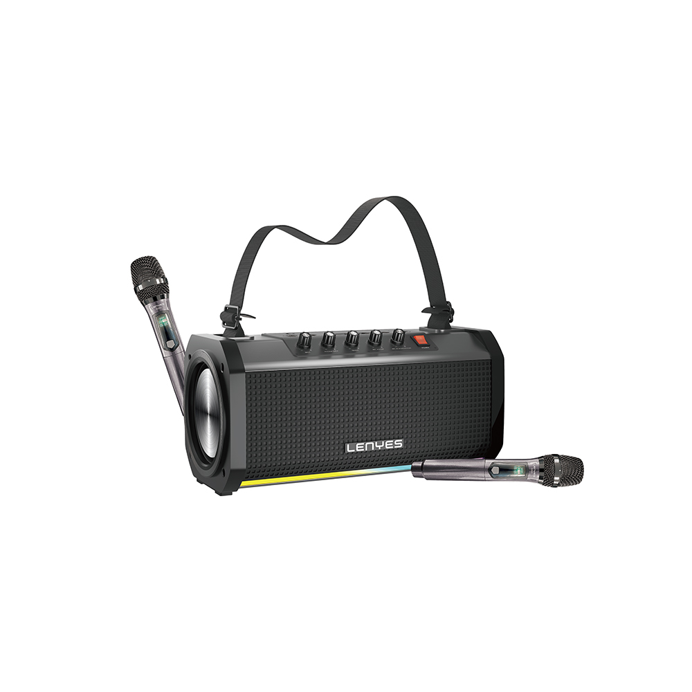 Lenyes S863 RGB Led Işıklı Mikrofonlu TWS Bluetooth Speaker Hoparlör v5.3