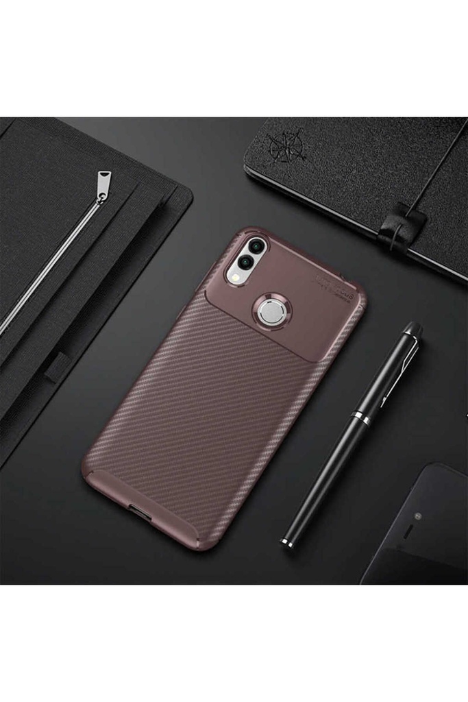 Huawei Honor 8C Uyumlu Kılıf Zore Negro Silikon Kapak