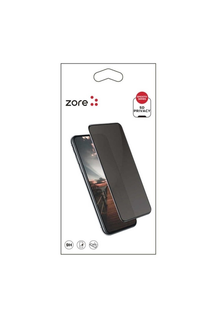 Oppo Reno 5 Lite Uyumlu Zore New 5D Privacy Temperli Ekran Koruyucu