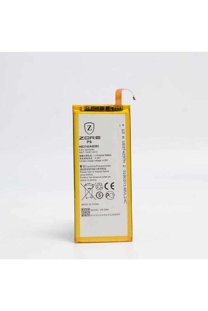 Huawei Ascend P6 Uyumlu Zore Tam Orjinal Batarya