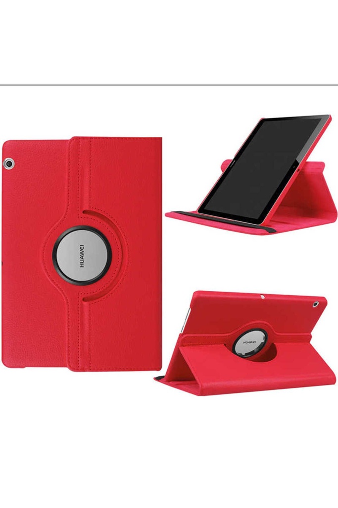Huawei T3 10 inç Uyumlu Zore Dönebilen Standlı Kılıf