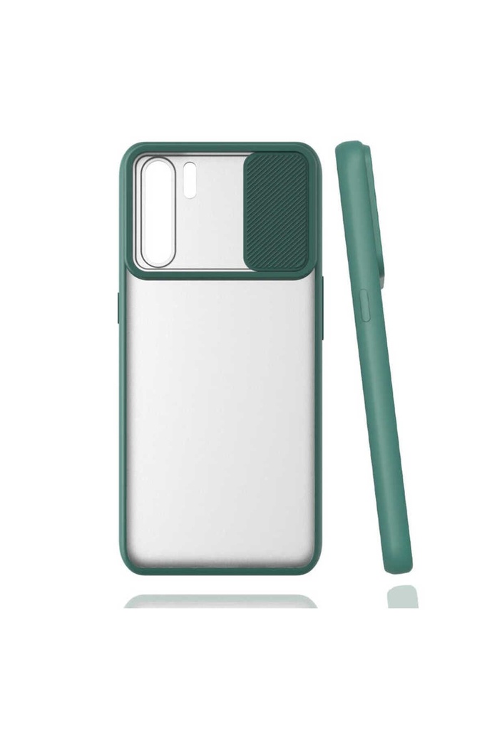 Oppo Reno 3 Uyumlu Kılıf Zore Lensi Kapak