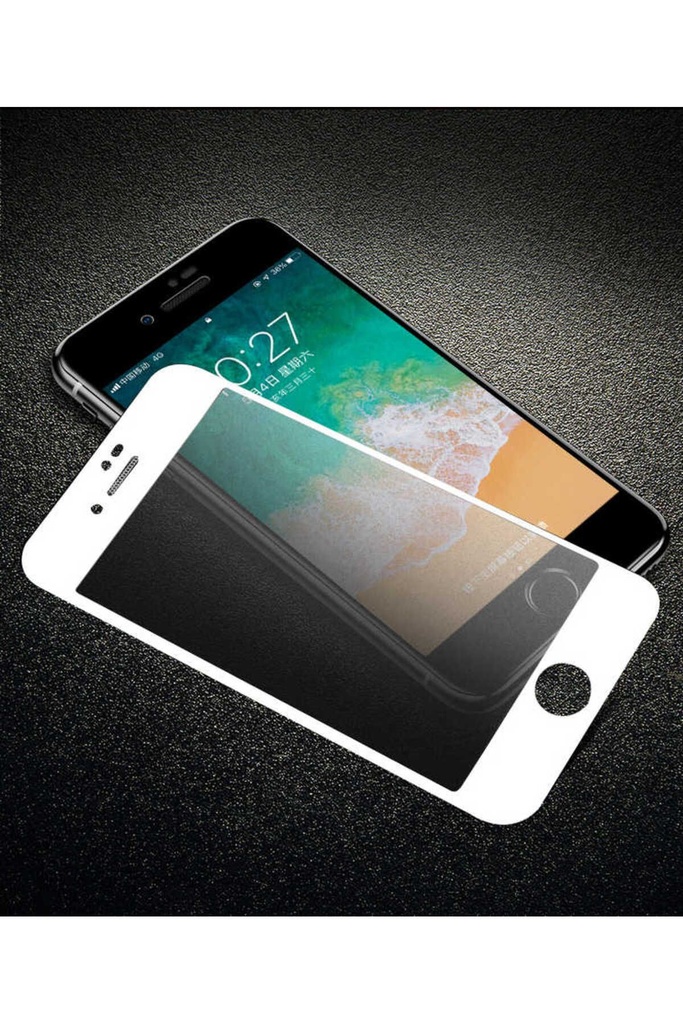 Apple iPhone 7 Uyumlu Zore Anti-Dust Mat Privacy Temperli Ekran Koruyucu