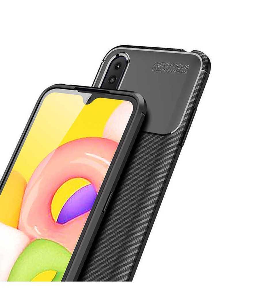Samsung Galaxy A01 Uyumlu Kılıf Zore Negro Silikon Kapak