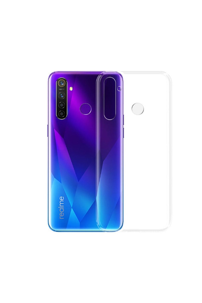 Realme 5 Pro Uyumlu Kılıf Zore Süper Silikon Kapak
