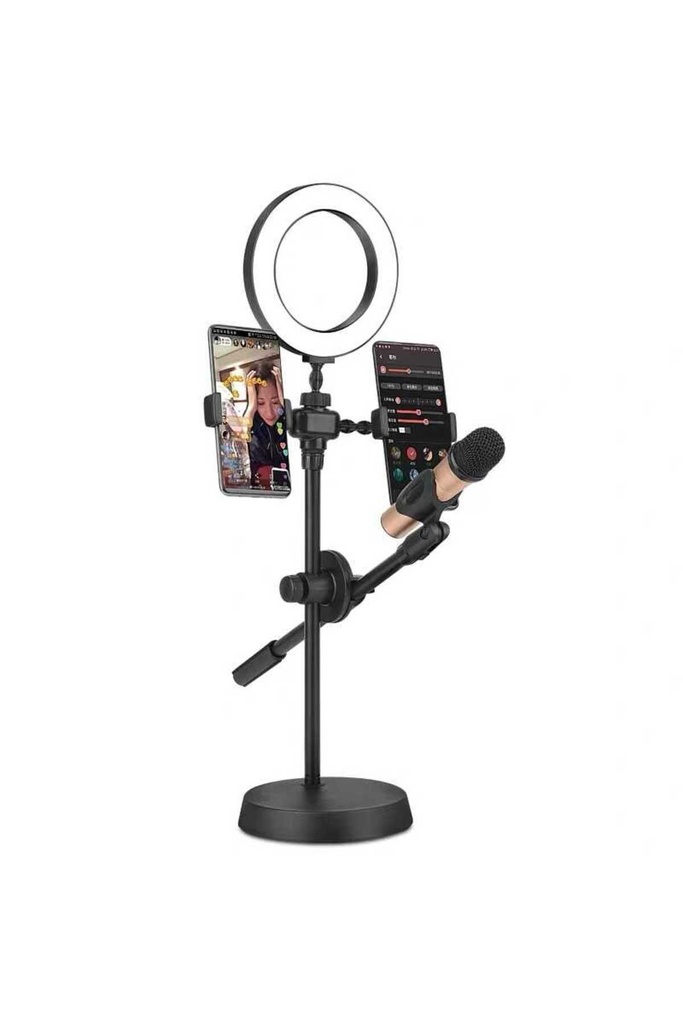 Zore Dual Small Light Işıklı Telefon Tutucu 9cm Ring Light