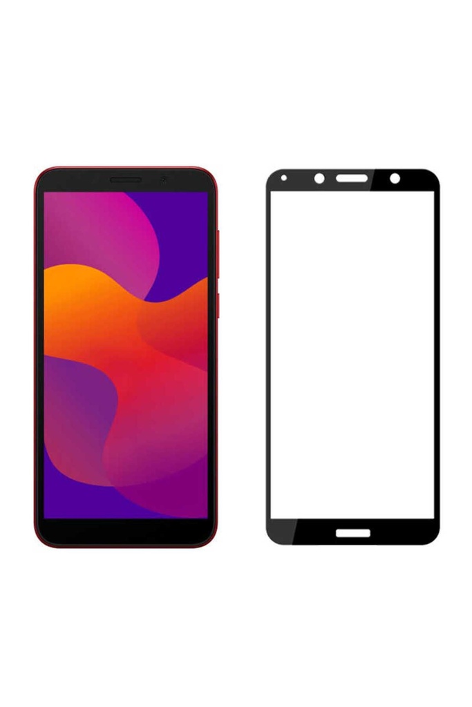 Huawei Y5P Uyumlu Zore Kenarları Kırılmaya Dayanıklı Cam Ekran Koruyucu