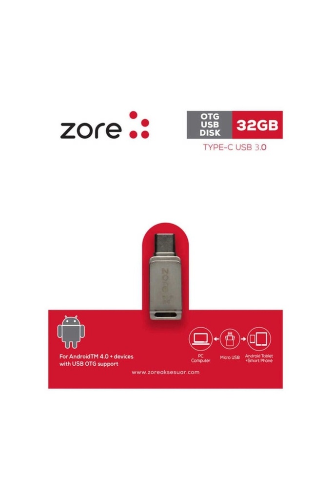 Zore 3.0 Type-C Metal OTG 32 GB