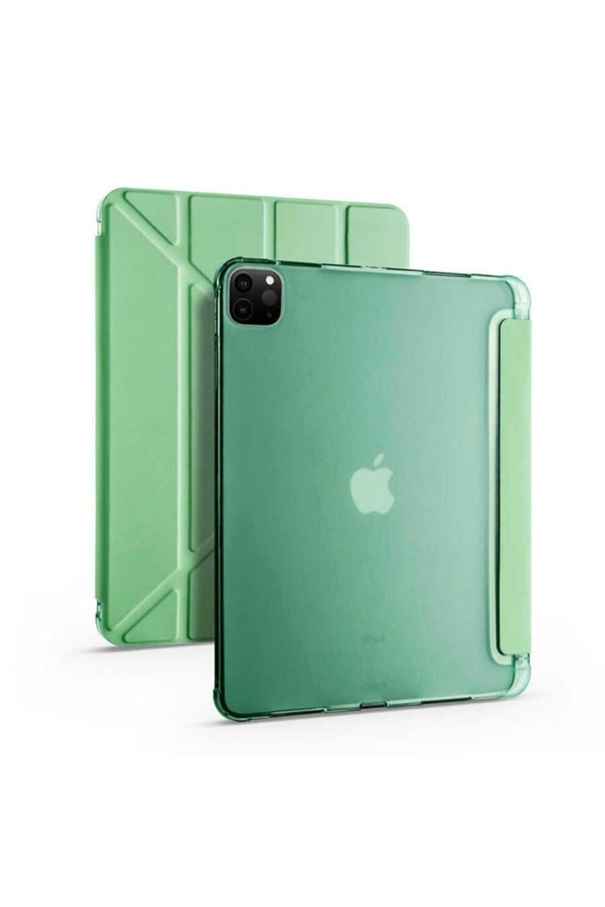 Apple iPad Pro 11 2020 (2.Nesil) Uyumlu Kılıf Zore Tri Folding Kalem Bölmeli Standlı Kılıf