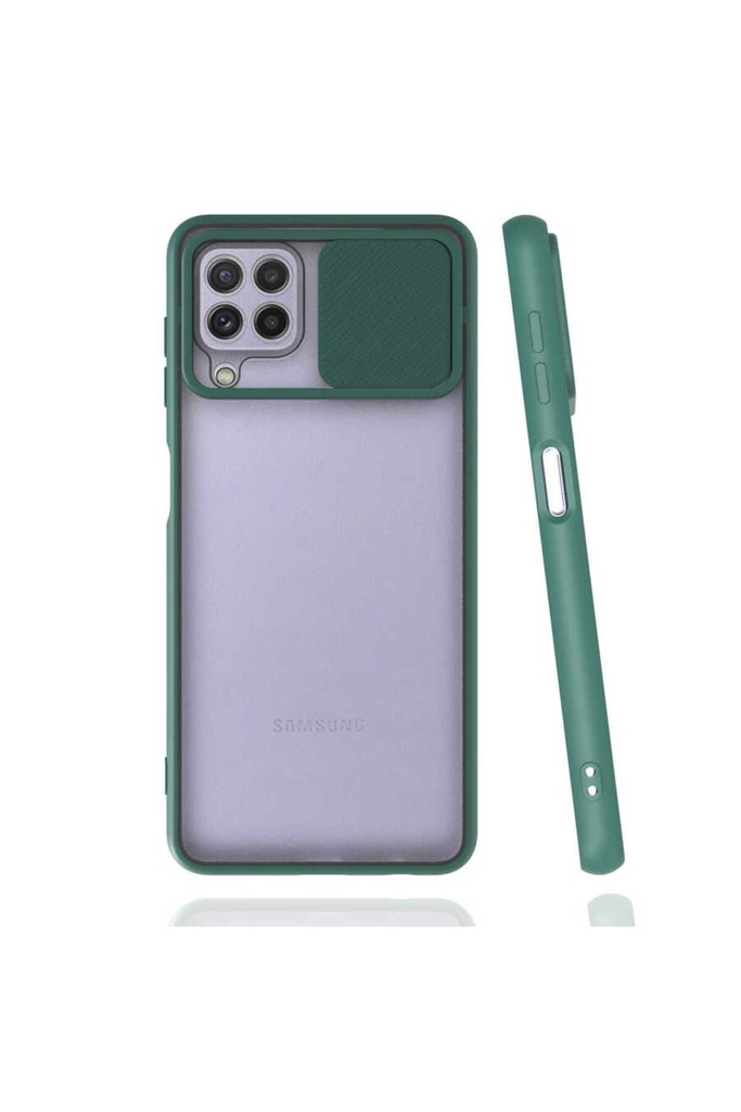 Samsung Galaxy M32 Uyumlu Kılıf Zore Lensi Kapak