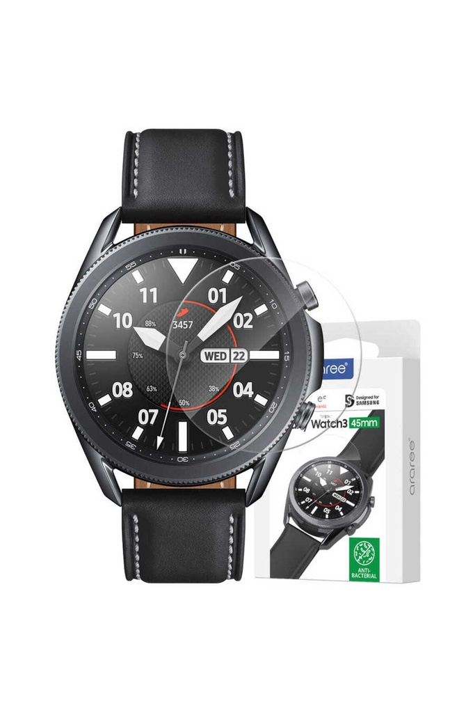 Samsung Galaxy Watch 3 45mm Uyumlu Araree Subcore Temperli Ekran Koruyucu