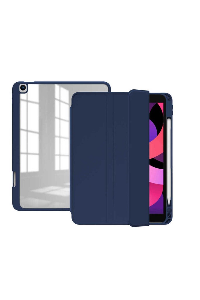 Apple iPad 10.2 2021 (9.Nesil) Uyumlu Kılıf Zore Nort Arkası Şeffaf Standlı Kılıf