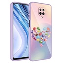Xiaomi Redmi Note 9S Uyumlu Kılıf Kamera Korumalı Desenli Sert Silikon Zore Epoksi Kapak