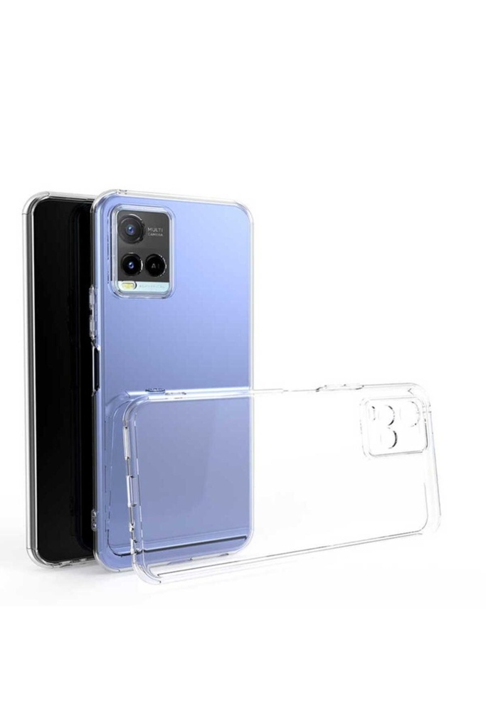 Vivo Y21S Uyumlu Kılıf Zore Kamera Korumalı Süper Silikon Kapak