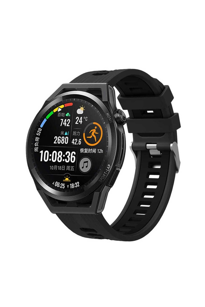 Samsung Gear S2 Uyumlu KRD-55 Uyumlu Kordon Silikon Çift Renkli Sportif KRD-55 Kayış