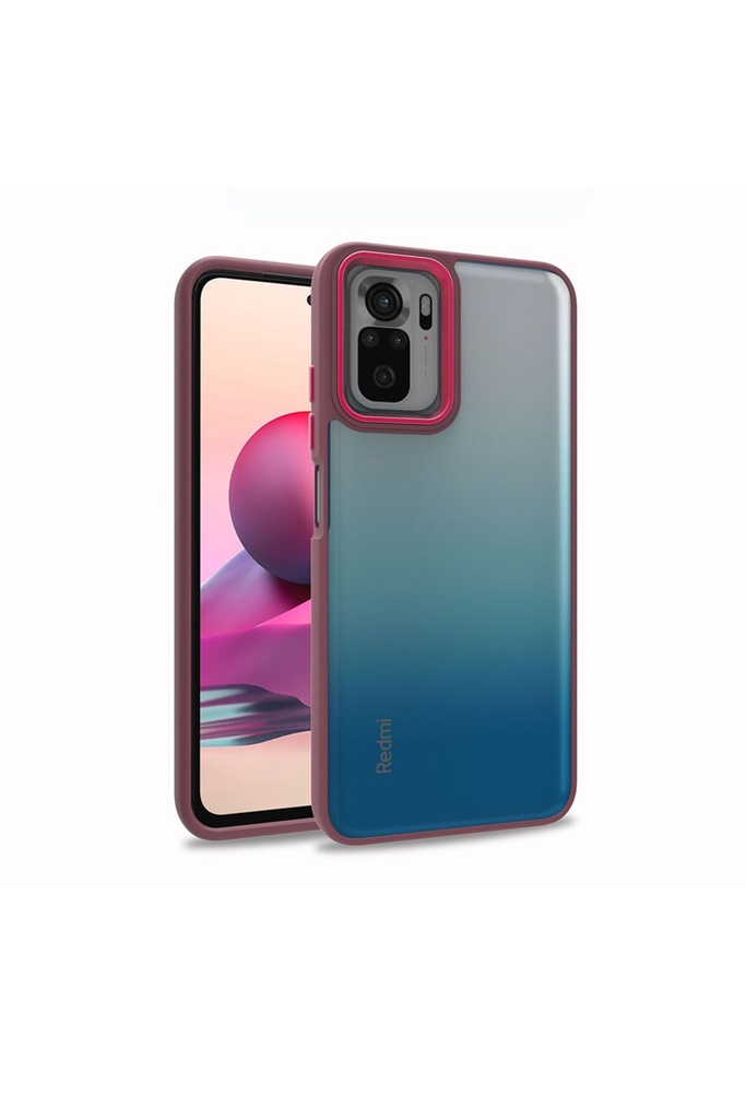 Xiaomi Redmi Note 10S Uyumlu Kılıf Zore Flora Kapak