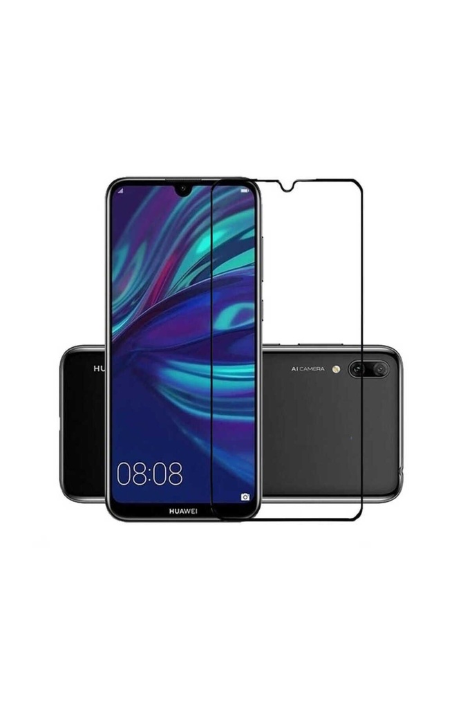 Huawei Y6S 2019 Uyumlu Davin 5D Cam Ekran Koruyucu