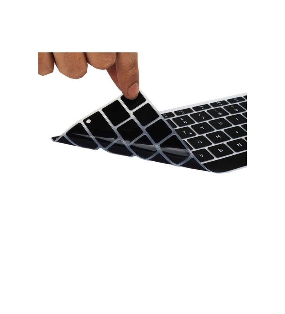 Apple Macbook 13.3' Pro 2022 M2 Uyumlu Zore Klavye Koruyucu Silikon Ped
