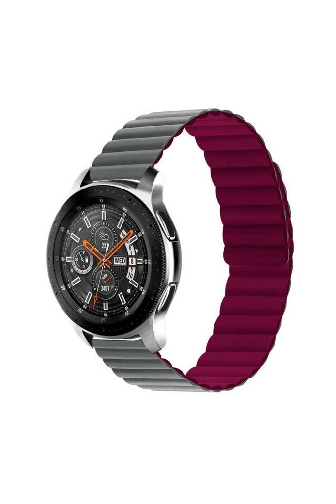 Samsung Galaxy Watch Active 2 44mm Uyumlu Kordon Suni Deri Yumuşak Soft Yüzey KRD-52 Kayış