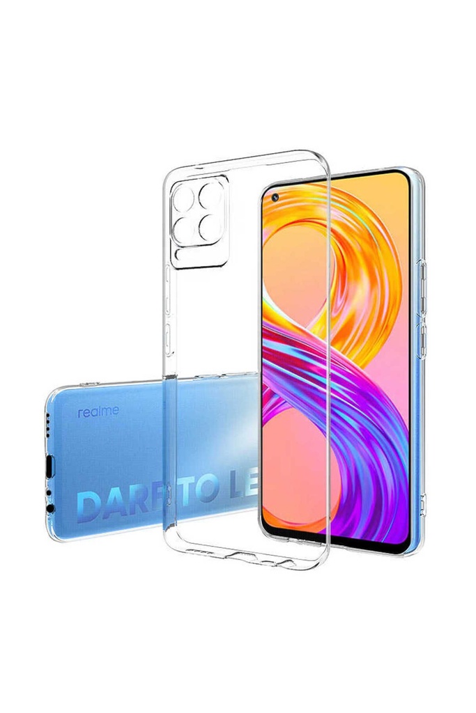 Realme 8 Uyumlu Kılıf Zore Süper Silikon Kapak