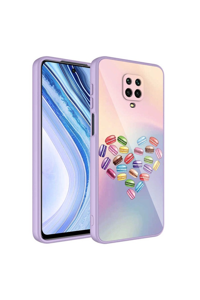 Xiaomi Redmi Note 9 Pro Uyumlu Kılıf Kamera Korumalı Desenli Sert Silikon Zore Epoksi Kapak