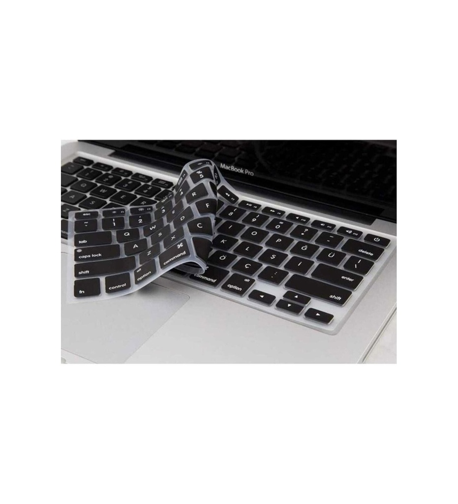 Apple Macbook 13.6' Air 2022 M2 A2681 Uyumlu Zore Klavye Koruyucu Silikon Ped