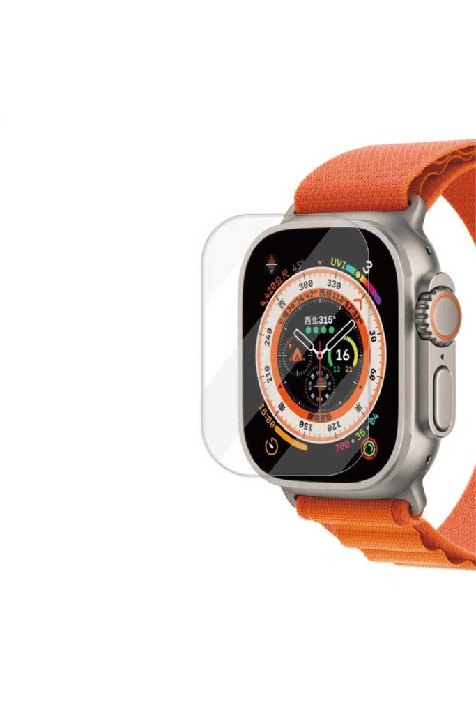 Apple Watch Ultra 49mm Uyumlu Zore Akıllı Saat Cam Ekran Koruyucu