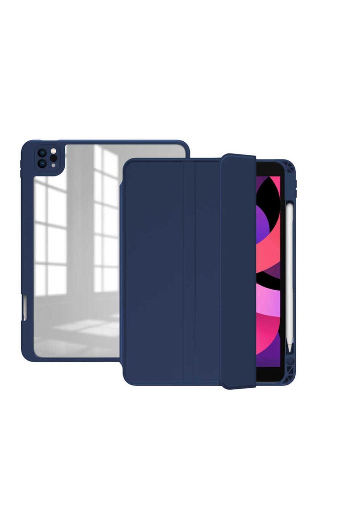 Apple iPad Pro 11 2022 M2 Uyumlu Kılıf Zore Nort Arkası Şeffaf Standlı Kılıf