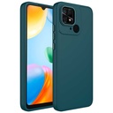 Xiaomi Redmi 10C Uyumlu Kılıf Metal Çerçeve ve Buton Tasarımlı Silikon Zore Luna Kapak