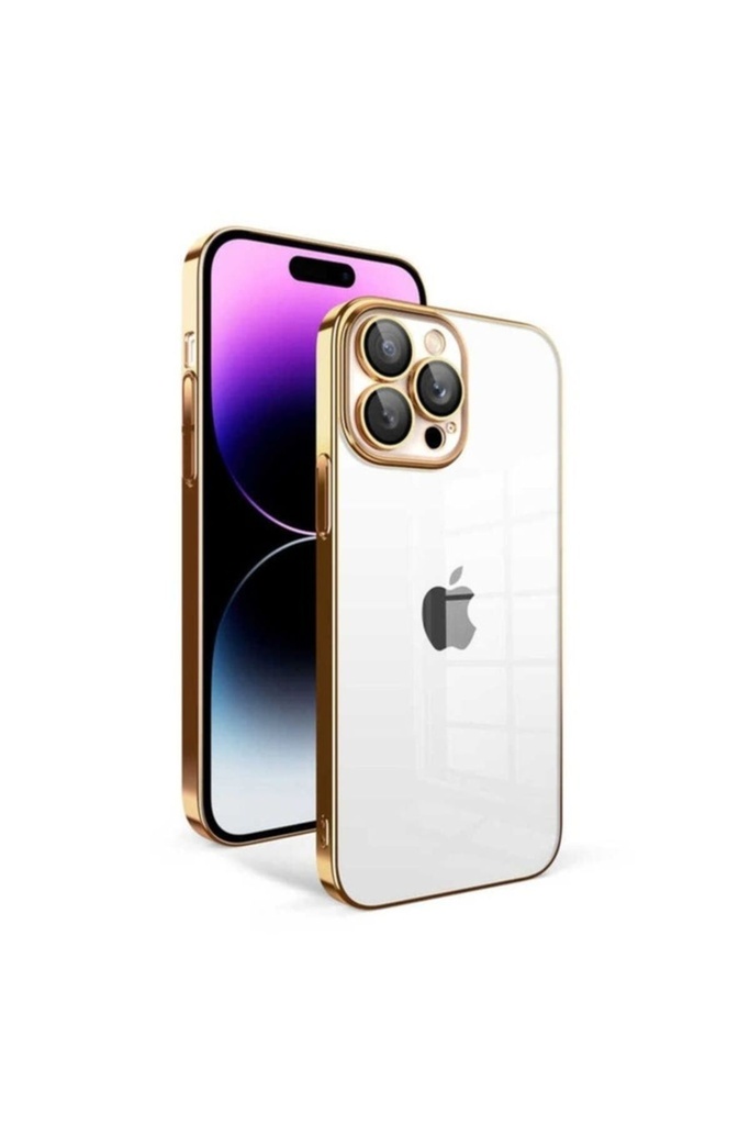 Apple iPhone 14 Pro Max Uyumlu Kılıf Kamera Korumalı Renkli Çerçeveli Zore Garaj Kapak