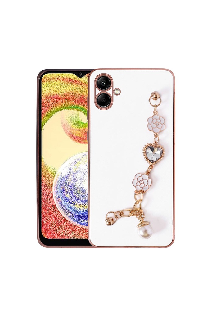 Samsung Galaxy A04 Uyumlu Kılıf El Tutamaçlı Kamera Korumalı Zore Taka Silikon Kapak