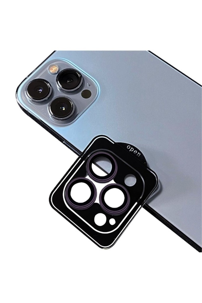 Apple iPhone 14 Pro Max Uyumlu Zore CL-11 Safir Parmak İzi Bırakmayan Anti-Reflective Kamera Lens Koruyucu