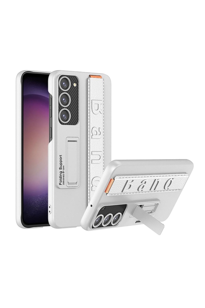 Samsung Galaxy S23 Plus Uyumlu Kılıf Standlı El Tutacaklı Zore Band Kapak