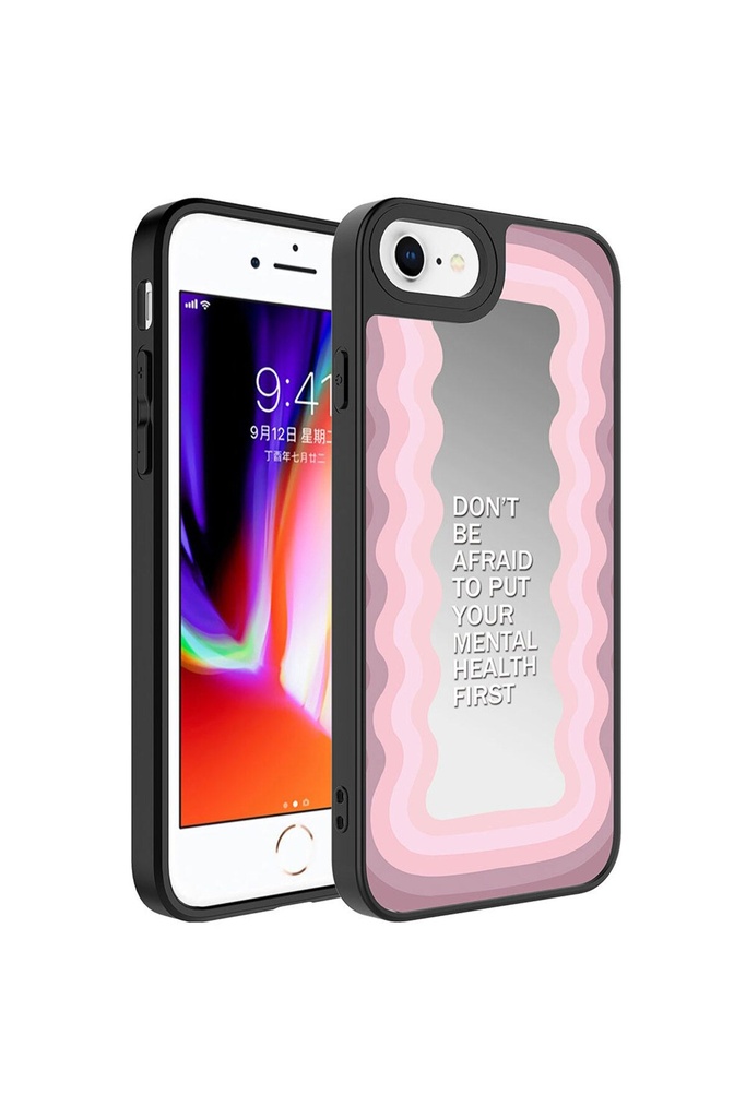 Apple iPhone 11 Pro Max Uyumlu Kılıf Aynalı Desenli Kamera Korumalı Parlak Zore Mirror Kapak