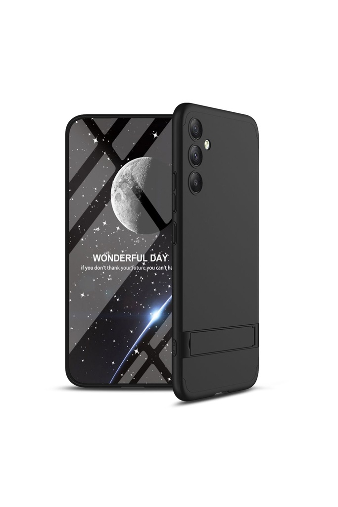 Samsung Galaxy A54 Uyumlu Kılıf Zore Kamera Korumalı Dikey Standlı Ays Kapak