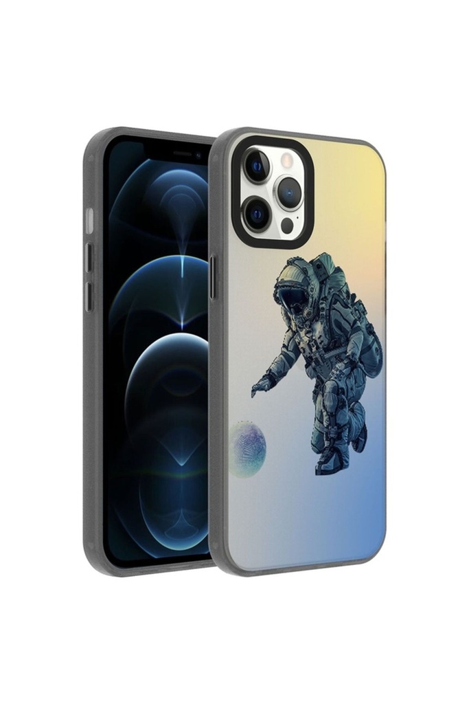 Apple iPhone 12 Pro Uyumlu Kılıf Desenli Zore Dragon Sert Kapak