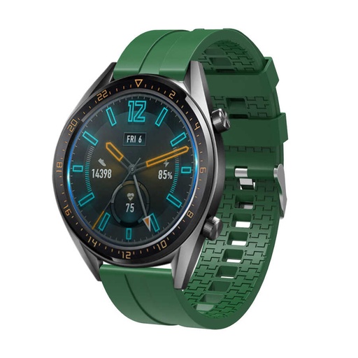 Huawei GT2 46mm 22mm Uyumlu Kordon Silikon Yumuşak Esnek Sportif KRD-23 Kayış