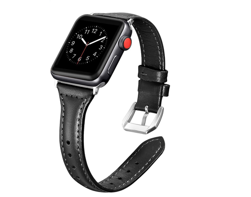 ​​​Apple Watch 42mm Uyumlu KRD-28 Deri Kordon