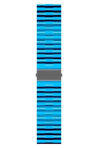 Samsung Galaxy Watch Active 2 44mm 20mm Uyumlu Kordon Şeffaf Renkli Transparan KRD-27 Kayış