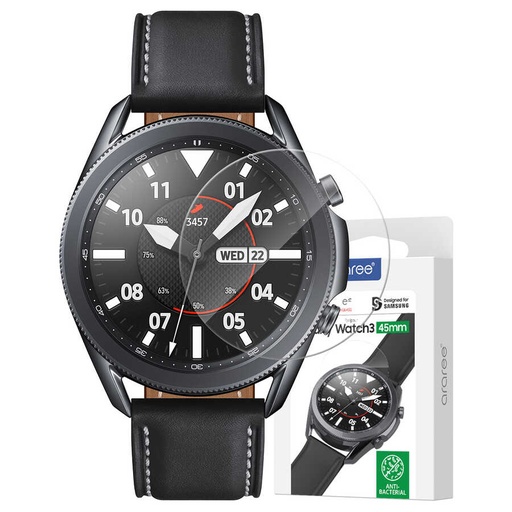 [RN-TA60526] Samsung Galaxy Watch 3 45mm Uyumlu Araree Subcore Temperli Ekran Koruyucu
