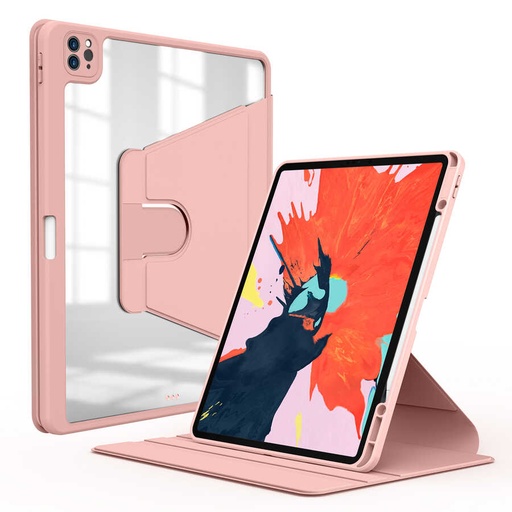 Apple iPad Pro 12.9 2021 (5.Nesil) Uyumlu Kılıf Zore Nayn Dönebilen Standlı Kılıf