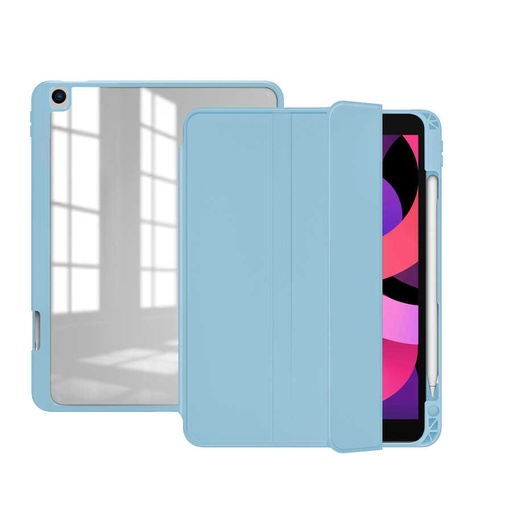 Apple iPad 10.2 (8.Nesil) Uyumlu Kılıf Zore Nort Arkası Şeffaf Standlı Kılıf
