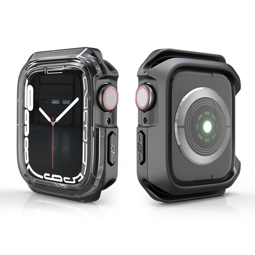Apple Watch 40mm Uyumlu Zore Watch Gard 08 Sert PC + Silikon Koruyucu