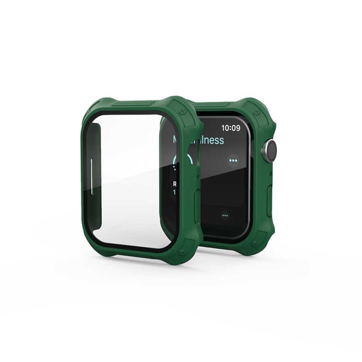 Apple Watch 7 41mm Uyumlu Tank Zırh Kasa ve Mat Görünümlü Ekran Koruyucu Zore Watch Gard 11