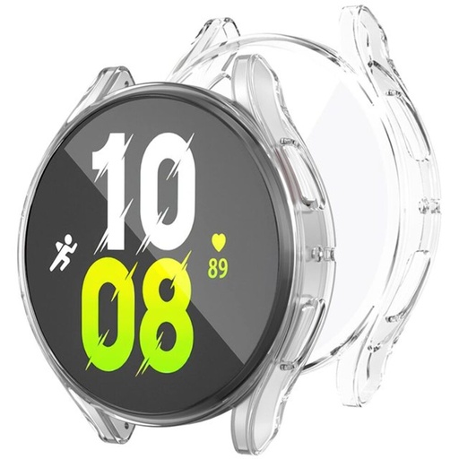 Samsung Galaxy Watch 5 40mm Uyumlu Silikon TPU Kasa ve Ekran Koruyucu Zore Watch Gard 15