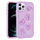 Apple iPhone 12 Pro Max Uyumlu Kılıf Kabartma Figürlü Parlak Zore Toys Silikon Kapak
