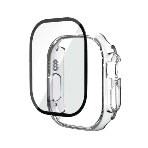[RN-TA83972] Apple Watch Ultra 49mm Uyumlu Zore Watch Gard + PMMA Şeffaf Kasa ve Ekran Koruyucu