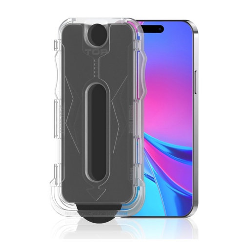 [RN-TA97388] Apple iPhone 15 Pro Max Uyumlu Zore Kolay Uygulama Aparatlı 5D Magic Privacy Glass Hayalet Cam Ekran