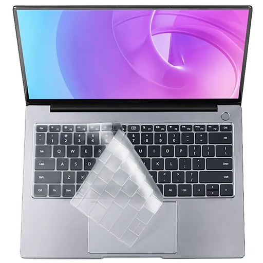 [RN-TA92833] Apple Macbook 13' Pro Touch Bar A1706 Uyumlu Zore Klavye Koruyucu Transparan Buzlu Silikon Ped