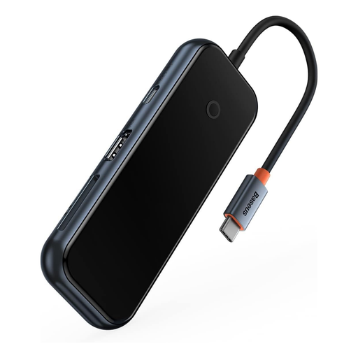 [WKJZ010413] Baseus AcmeJoy 7 in 1 Type-C (PD) HUB Adaptör ( 4K HD HDMI * 1 + USB 3.0  * 2 + Type-C (PD) * 1 + SD/TF * 1 )